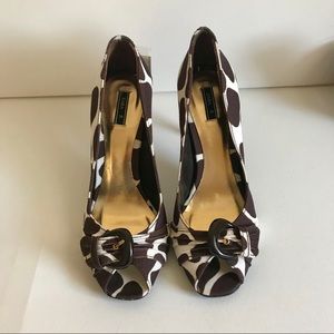 Cute Zara Animal Print High Heels